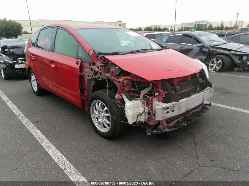 2013 TOYOTA PRIUS V TWO/THREE/FIVE - JTDZN3EU6D3187187