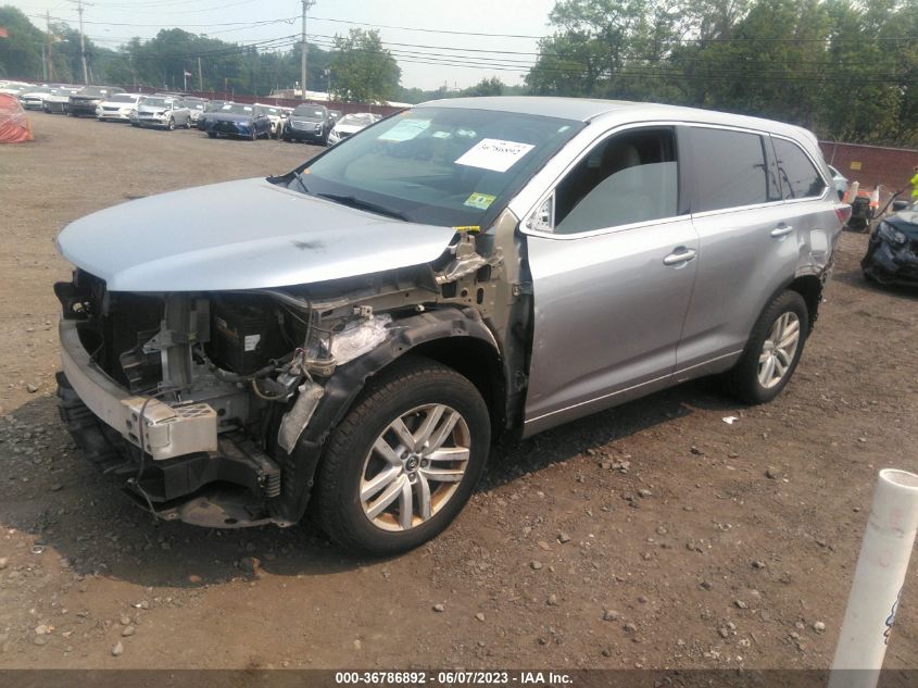 2016 TOYOTA HIGHLANDER LE - 5TDBKRFH2GS259911