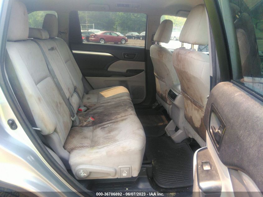 2016 TOYOTA HIGHLANDER LE - 5TDBKRFH2GS259911