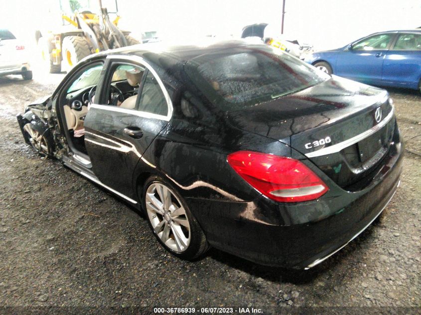 2015 MERCEDES-BENZ C-CLASS C 300 - 55SWF4KB1FU031037