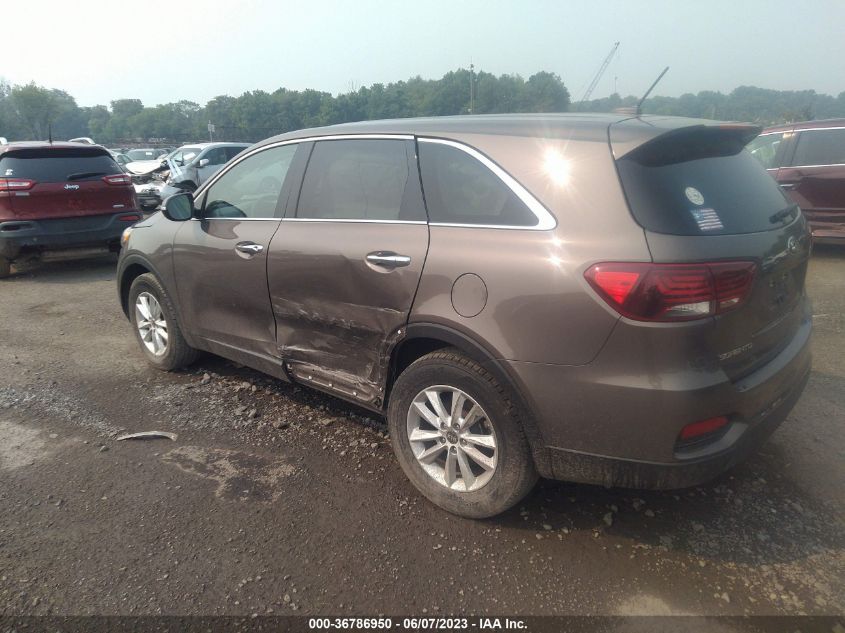 2019 KIA SORENTO L/LX - 5XYPG4A37KG563943