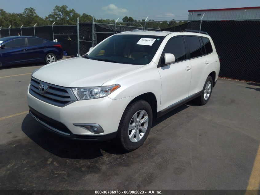 2013 TOYOTA HIGHLANDER - 5TDZK3EH0DS140666