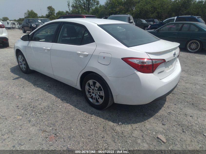 2015 TOYOTA COROLLA L/LE/S/S PLUS/LE PLUS - 2T1BURHE9FC351392