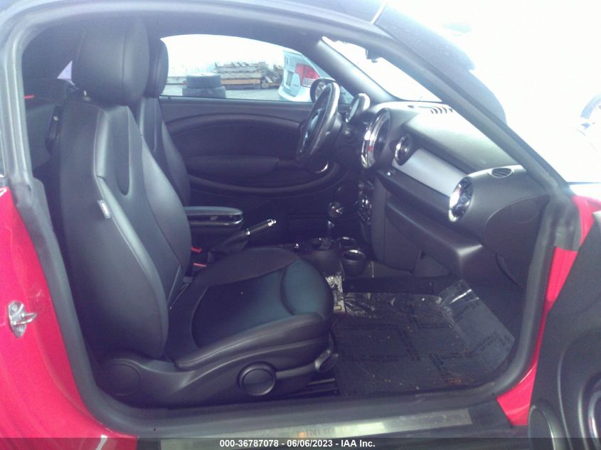 2013 MINI COOPER COUPE WMWSX1C5XDT507748