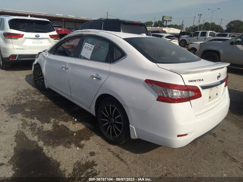 2015 NISSAN SENTRA S/SV/SR/SL - 3N1AB7AP7FY325054