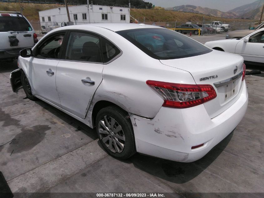 2015 NISSAN SENTRA SR/SL/S/SV/FE+ S - 3N1AB7AP6FY250623