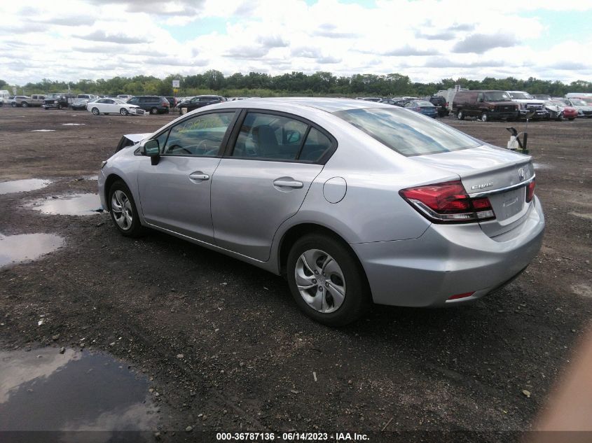2015 HONDA CIVIC SEDAN LX - 19XFB2F51FE236577