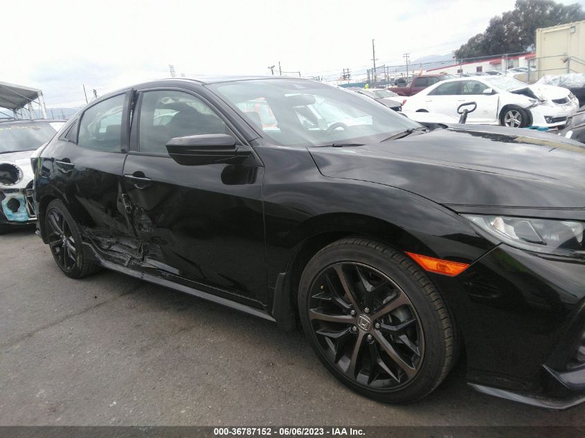 2021 HONDA CIVIC HATCHBACK SPORT - SHHFK7H40MU410629