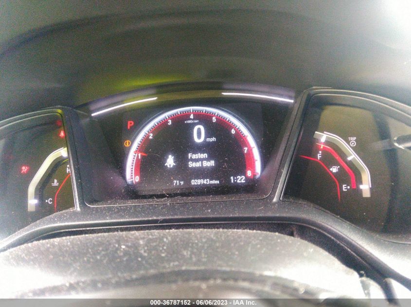 2021 HONDA CIVIC HATCHBACK SPORT - SHHFK7H40MU410629