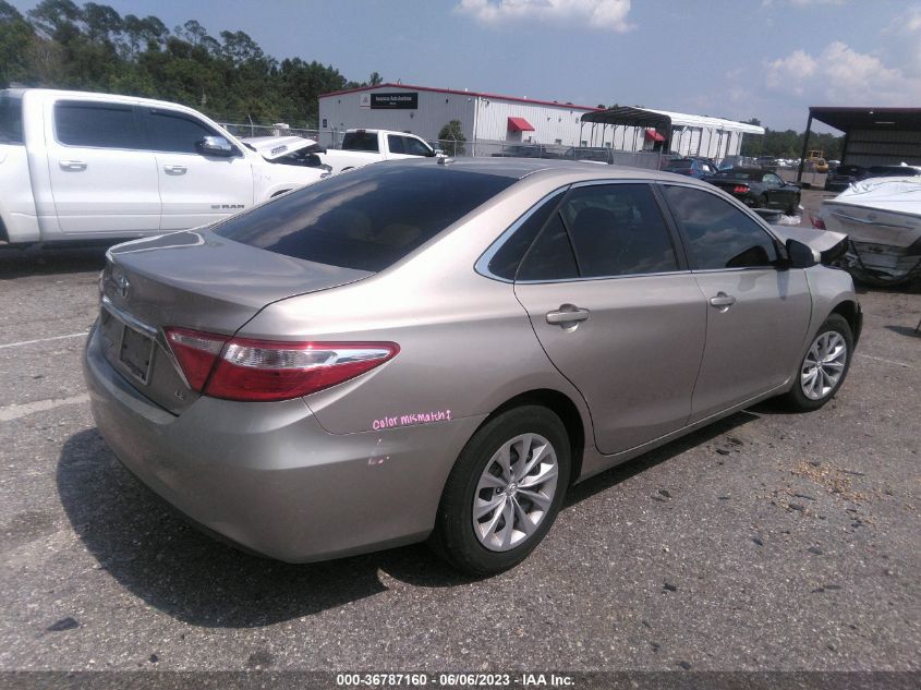 2016 TOYOTA CAMRY LE/XLE/SE/XSE - 4T4BF1FKXGR552678