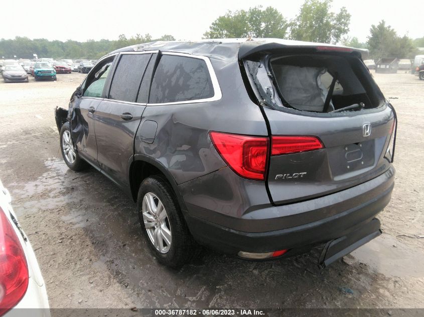 2018 HONDA PILOT LX - 5FNYF6H15JB051661