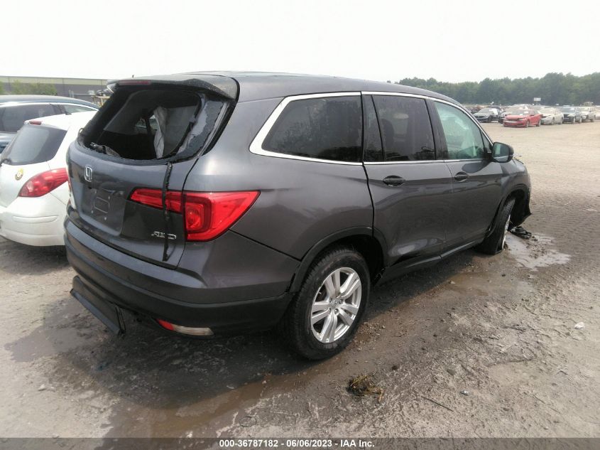 2018 HONDA PILOT LX - 5FNYF6H15JB051661