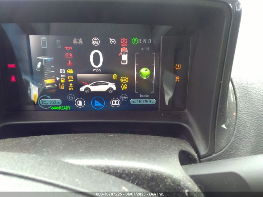 2013 CHEVROLET VOLT - 1G1RH6E4XDU143785