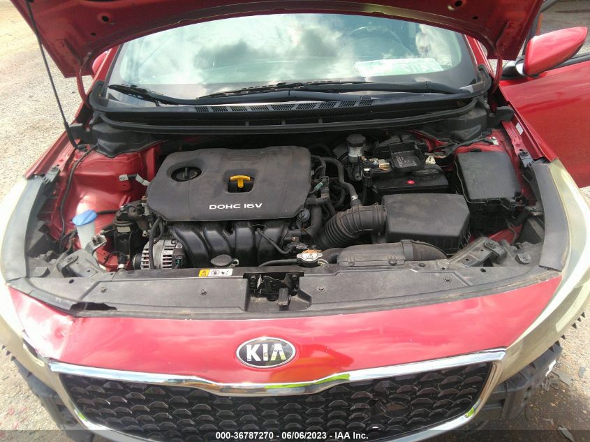 2017 KIA FORTE S - 3KPFL4A79HE093169