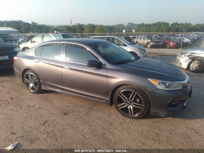 2017 HONDA ACCORD SEDAN SPORT SE - 1HGCR2F14HA006597