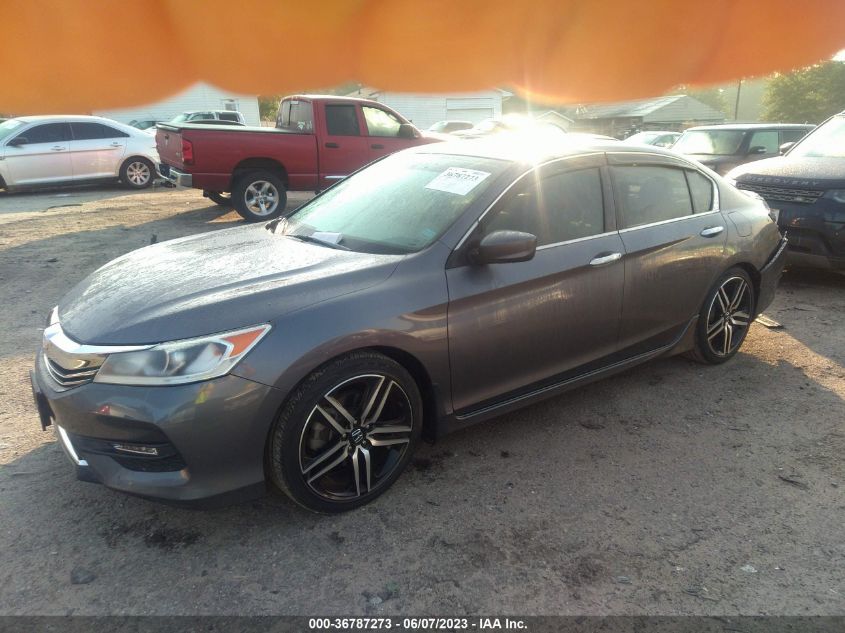 2017 HONDA ACCORD SEDAN SPORT SE - 1HGCR2F14HA006597