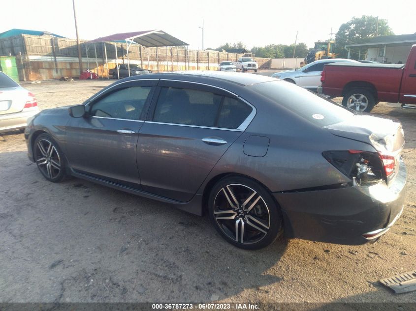 2017 HONDA ACCORD SEDAN SPORT SE - 1HGCR2F14HA006597
