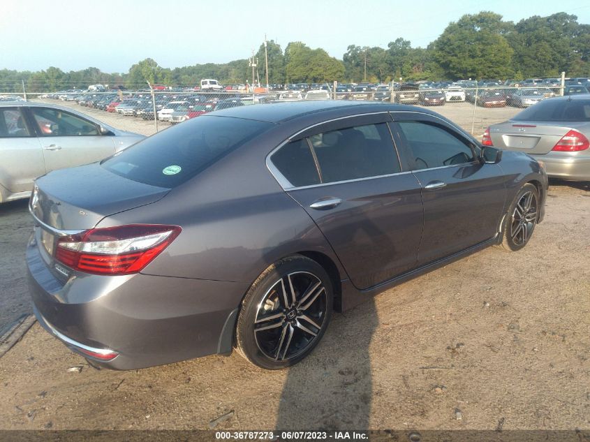 2017 HONDA ACCORD SEDAN SPORT SE - 1HGCR2F14HA006597