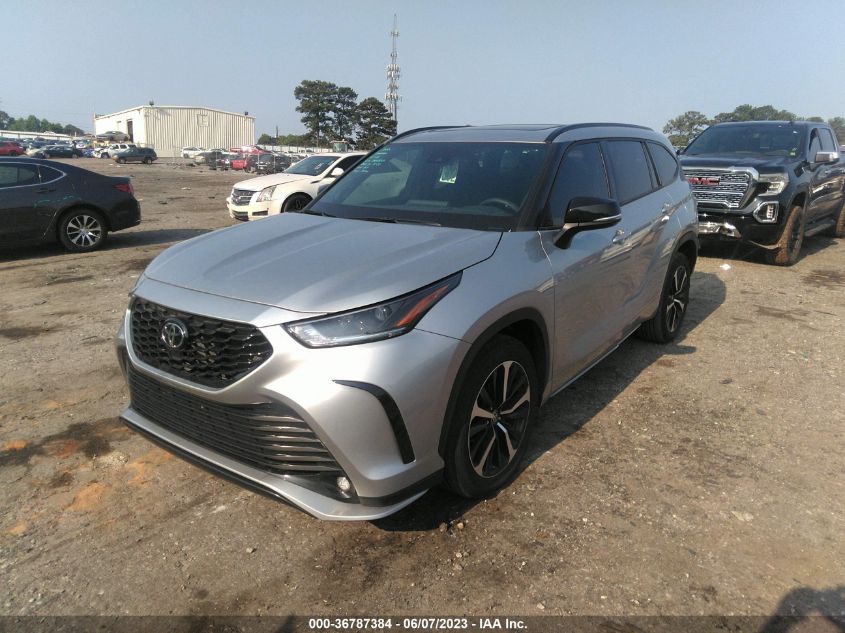 2022 TOYOTA HIGHLANDER XSE - 5TDJZRAH4NS137109