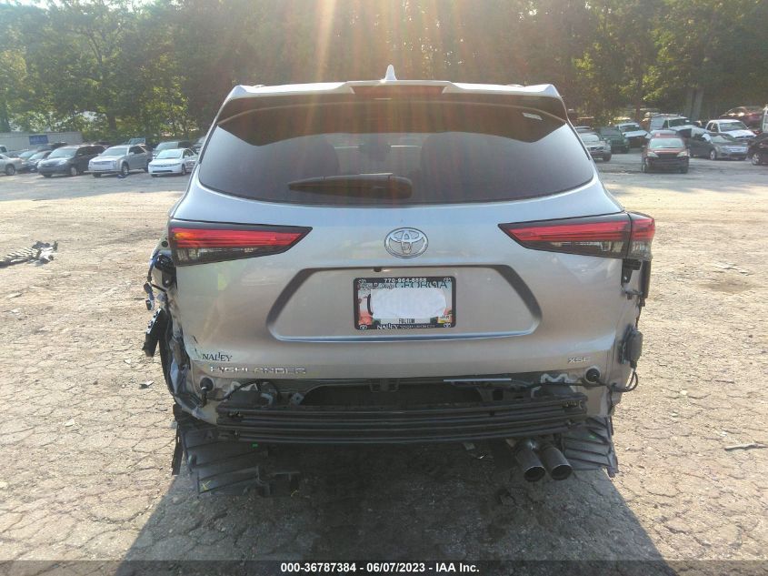 2022 TOYOTA HIGHLANDER XSE - 5TDJZRAH4NS137109
