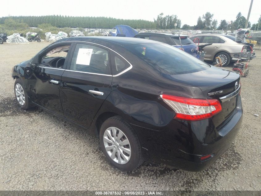 2015 NISSAN SENTRA S - 3N1AB7AP1FY254112