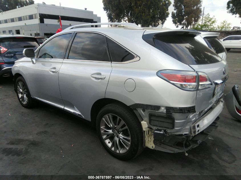 2013 LEXUS RX 450H - JTJBC1BA8D2443158