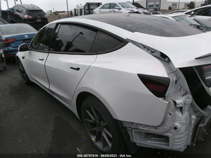 2021 TESLA MODEL 3 LONG RANGE - 5YJ3E1EB3MF003173