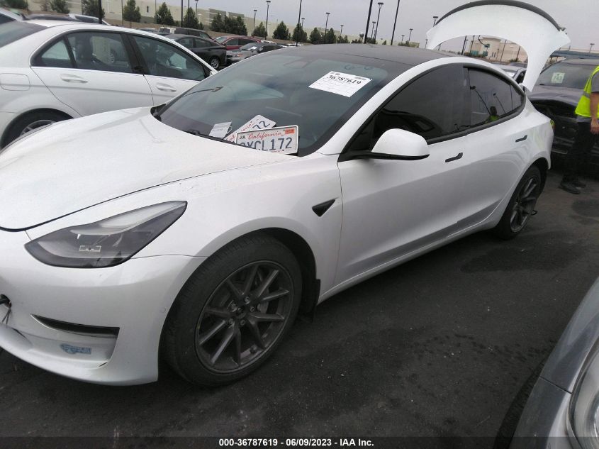 2021 TESLA MODEL 3 LONG RANGE - 5YJ3E1EB3MF003173