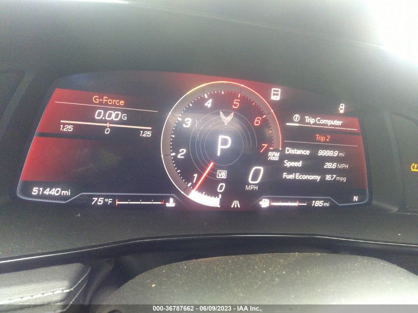 2021 CHEVROLET CORVETTE 2LT - 1G1YB2D42M5103038