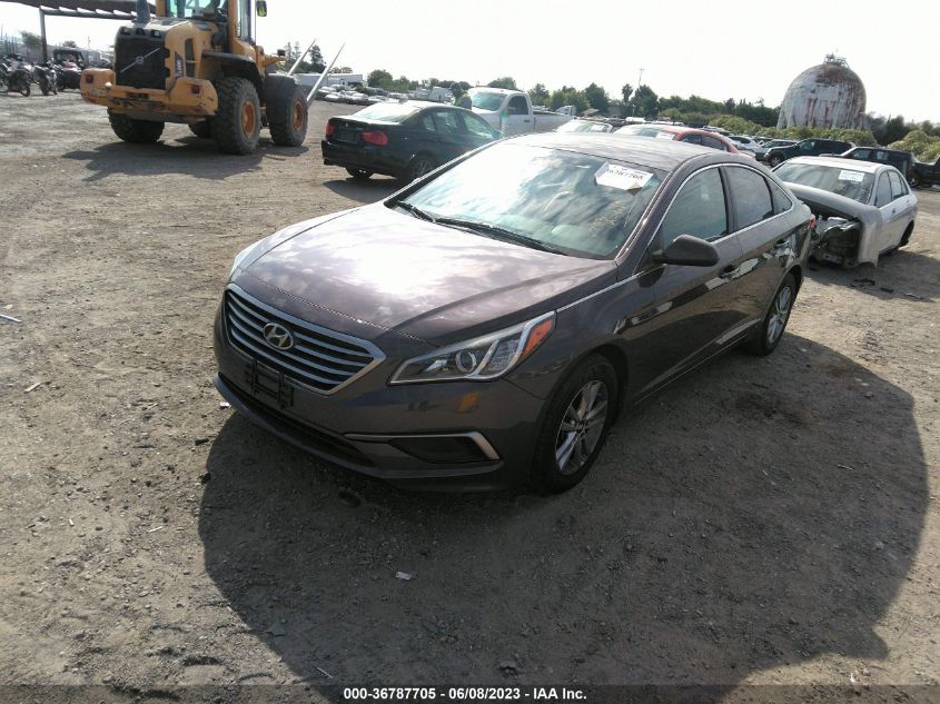 2017 HYUNDAI SONATA 2.4L - 5NPE24AF7HH485410