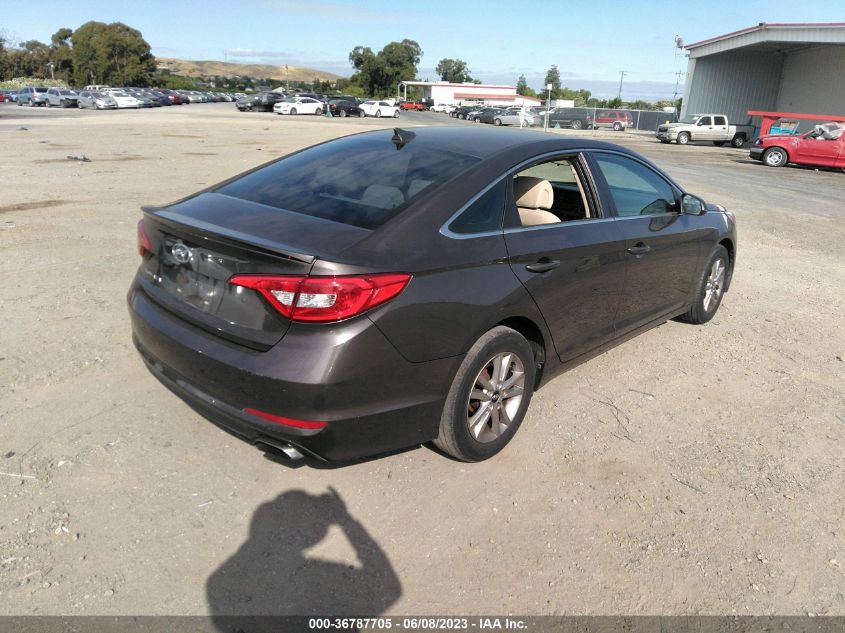 2017 HYUNDAI SONATA 2.4L - 5NPE24AF7HH485410