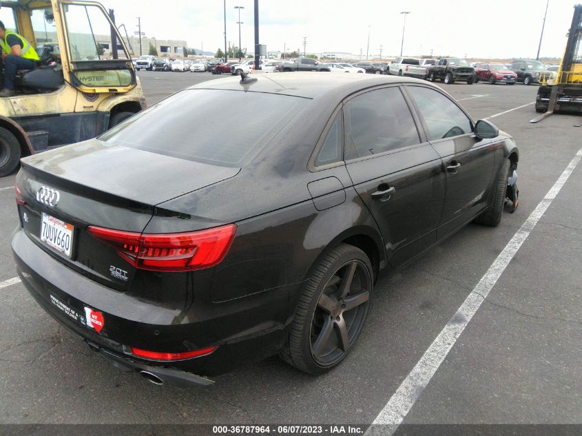 2017 AUDI A4 PREMIUM - WAUANAF46HN017919