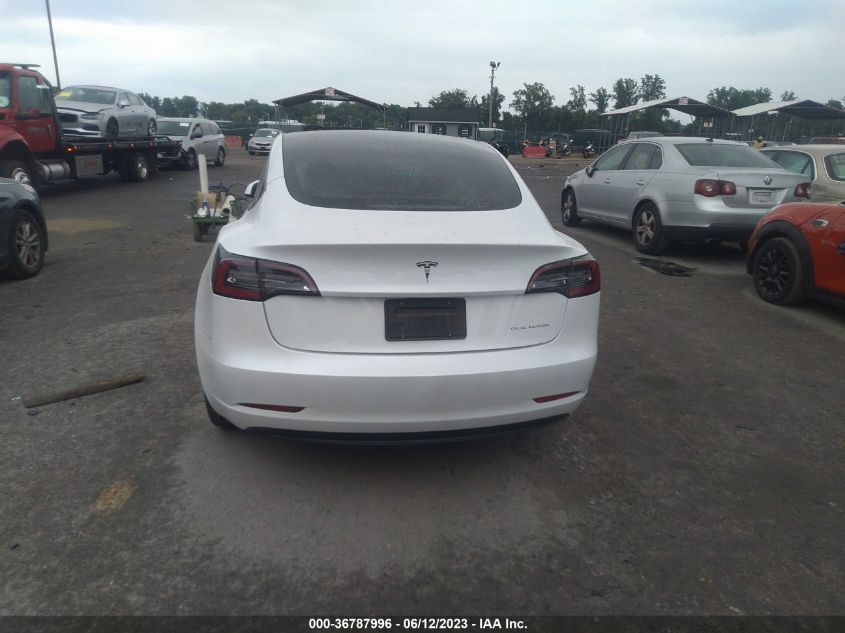 2021 TESLA MODEL 3 LONG RANGE - 5YJ3E1EB5MF924987