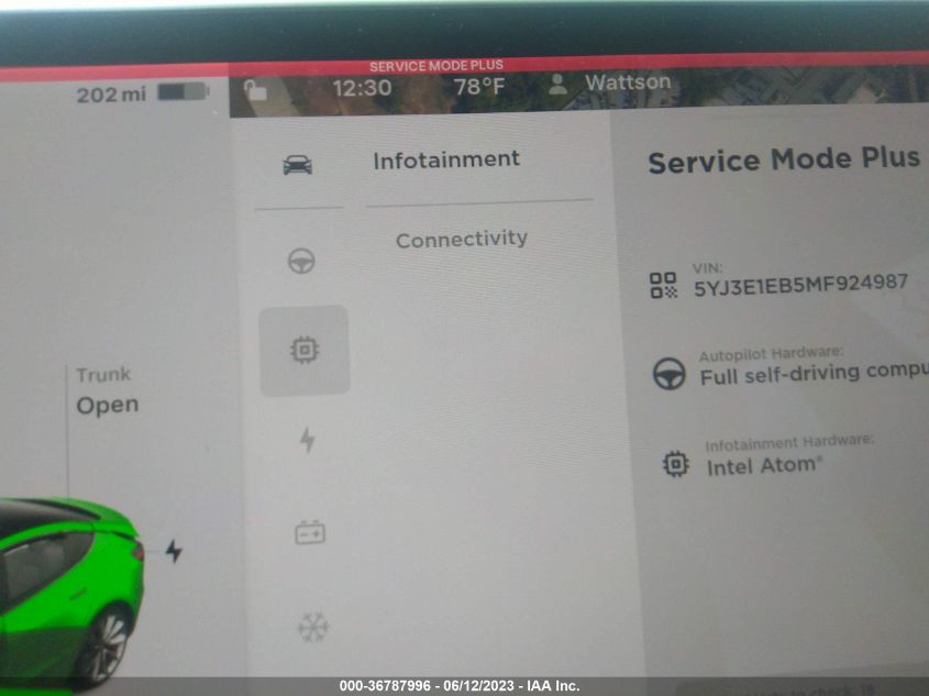 2021 TESLA MODEL 3 LONG RANGE - 5YJ3E1EB5MF924987