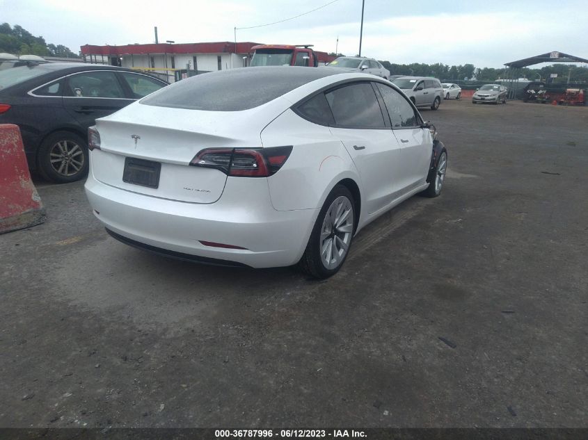 2021 TESLA MODEL 3 LONG RANGE - 5YJ3E1EB5MF924987