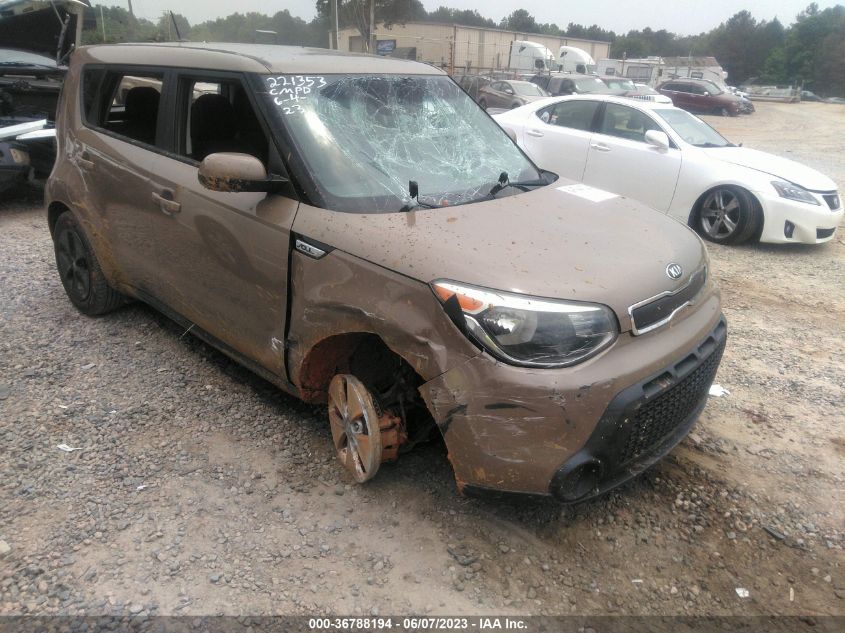 2015 KIA SOUL BASE - KNDJN2A25F7221353