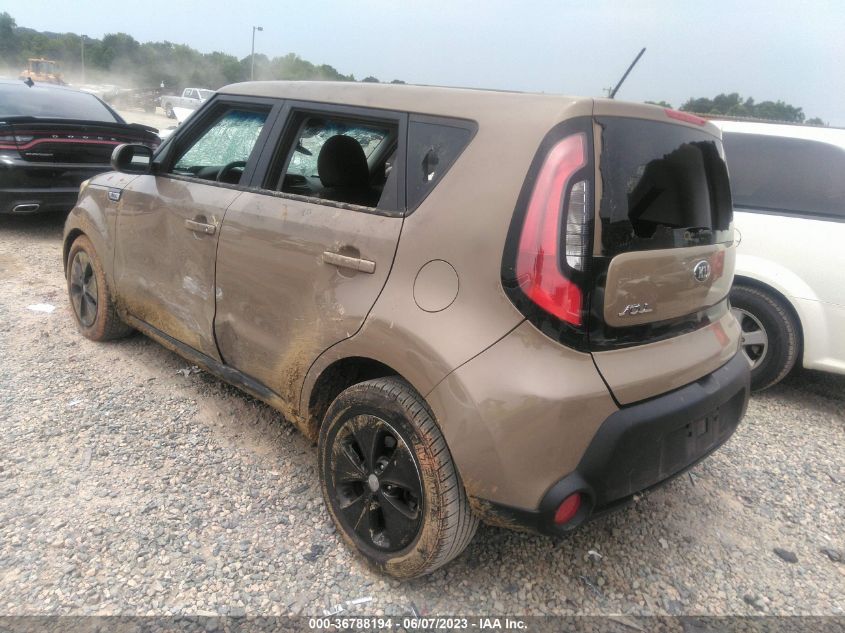 2015 KIA SOUL BASE - KNDJN2A25F7221353