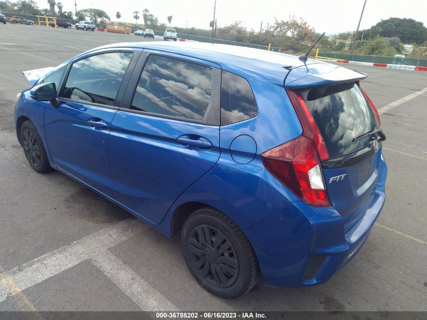 2016 HONDA FIT LX - JHMGK5H57GX022180