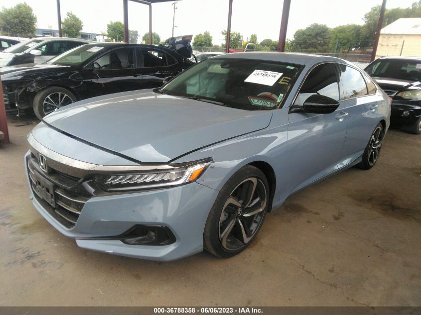 2022 HONDA ACCORD SEDAN SPORT SE - 1HGCV1F41NA036815