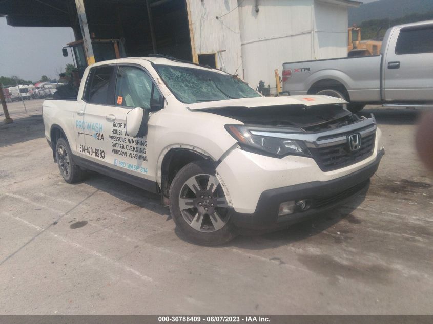 2019 HONDA RIDGELINE RTL-T - 5FPYK3F63KB003416