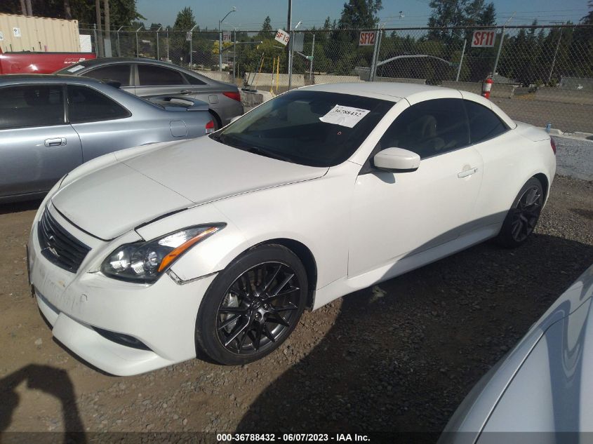 2013 INFINITI G37 CONVERTIBLE IPL - JN1CV6FEXDM230330