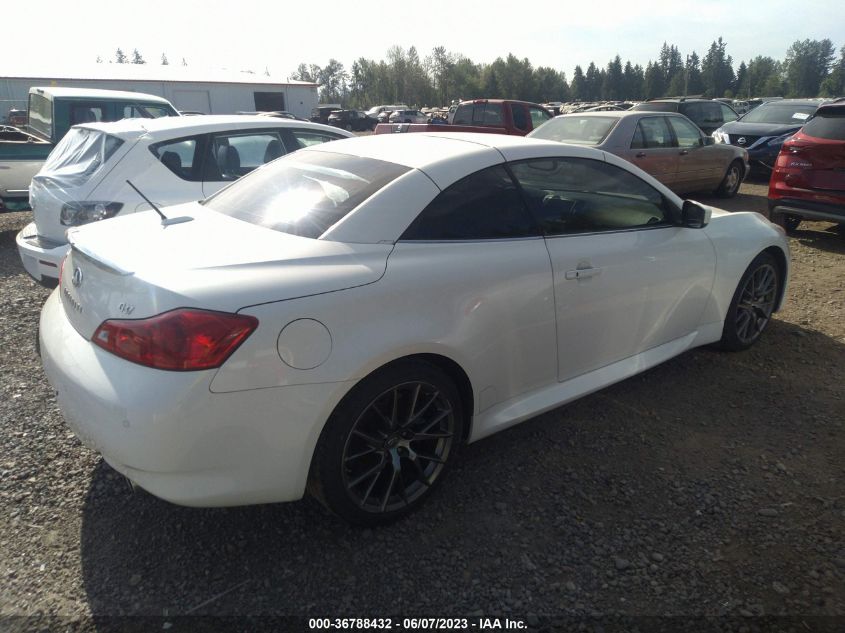 2013 INFINITI G37 CONVERTIBLE IPL - JN1CV6FEXDM230330
