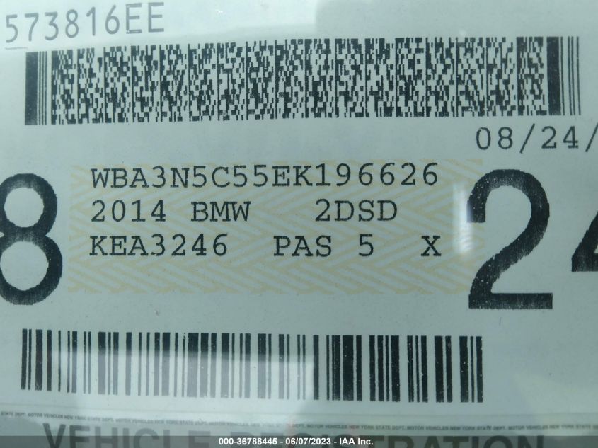 2014 BMW 428I XDRIVE WBA3N5C55EK196626