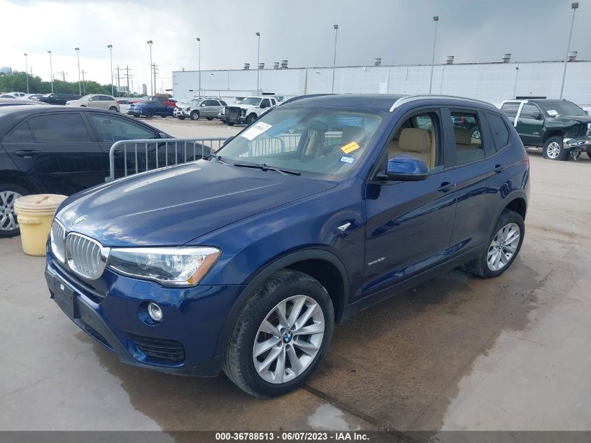 2017 BMW X3 SDRIVE28I - 5UXWZ7C32H0V89187