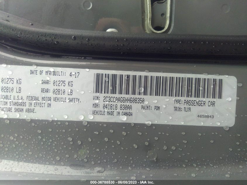 2017 CHRYSLER 300 LIMITED - 2C3CCAAG6HH608350