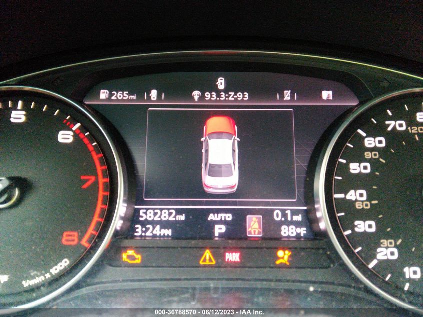 2017 AUDI A4 ULTRA PREMIUM - WAUGMAF40HN055014