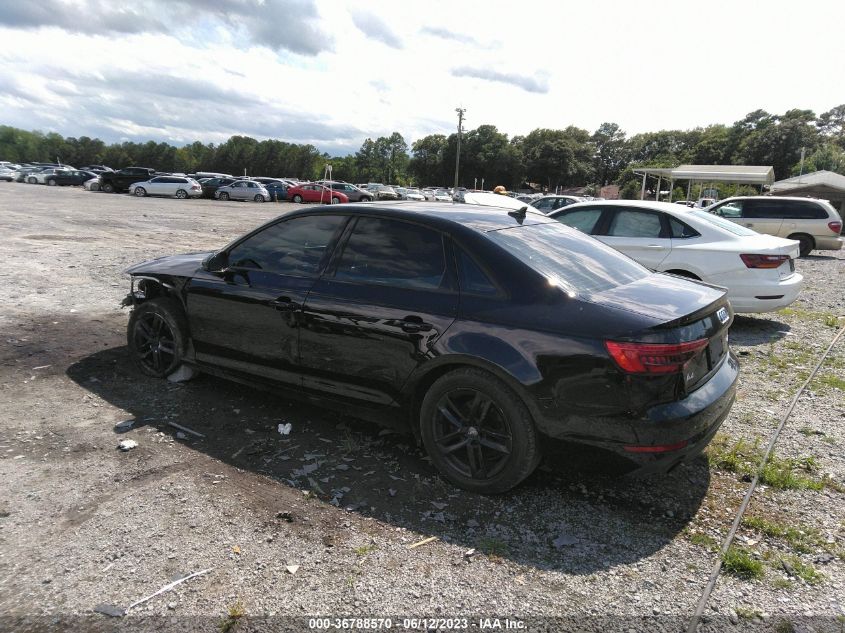 2017 AUDI A4 ULTRA PREMIUM - WAUGMAF40HN055014
