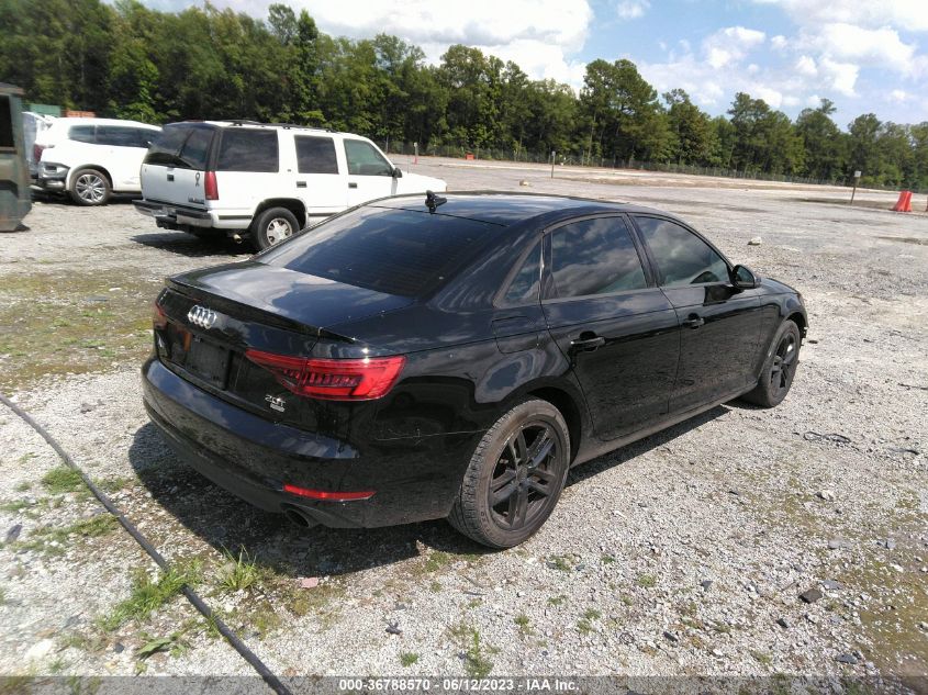 2017 AUDI A4 ULTRA PREMIUM - WAUGMAF40HN055014