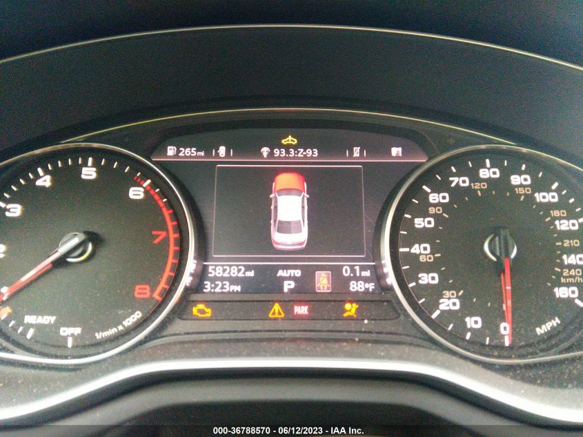 2017 AUDI A4 ULTRA PREMIUM - WAUGMAF40HN055014