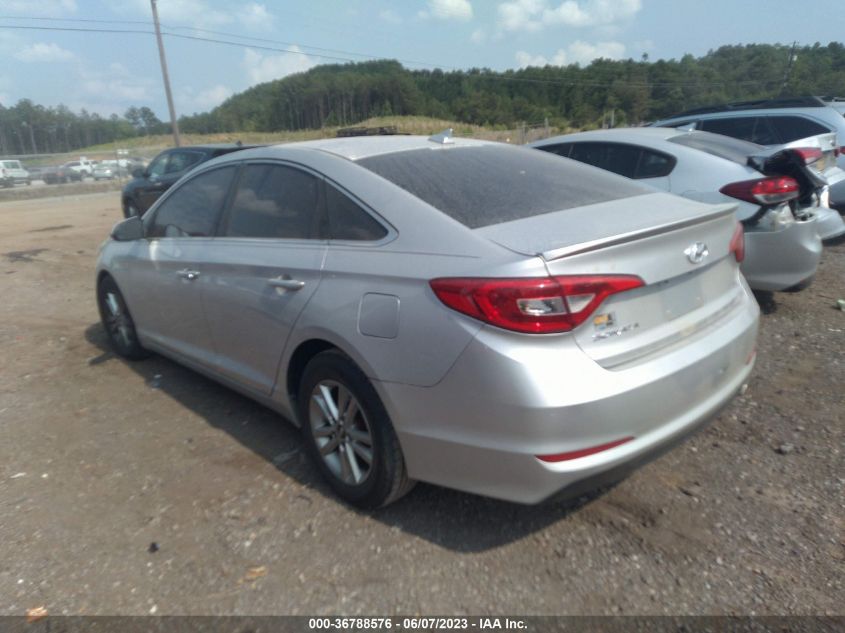 2017 HYUNDAI SONATA 2.4L - 5NPE24AF2HH558800